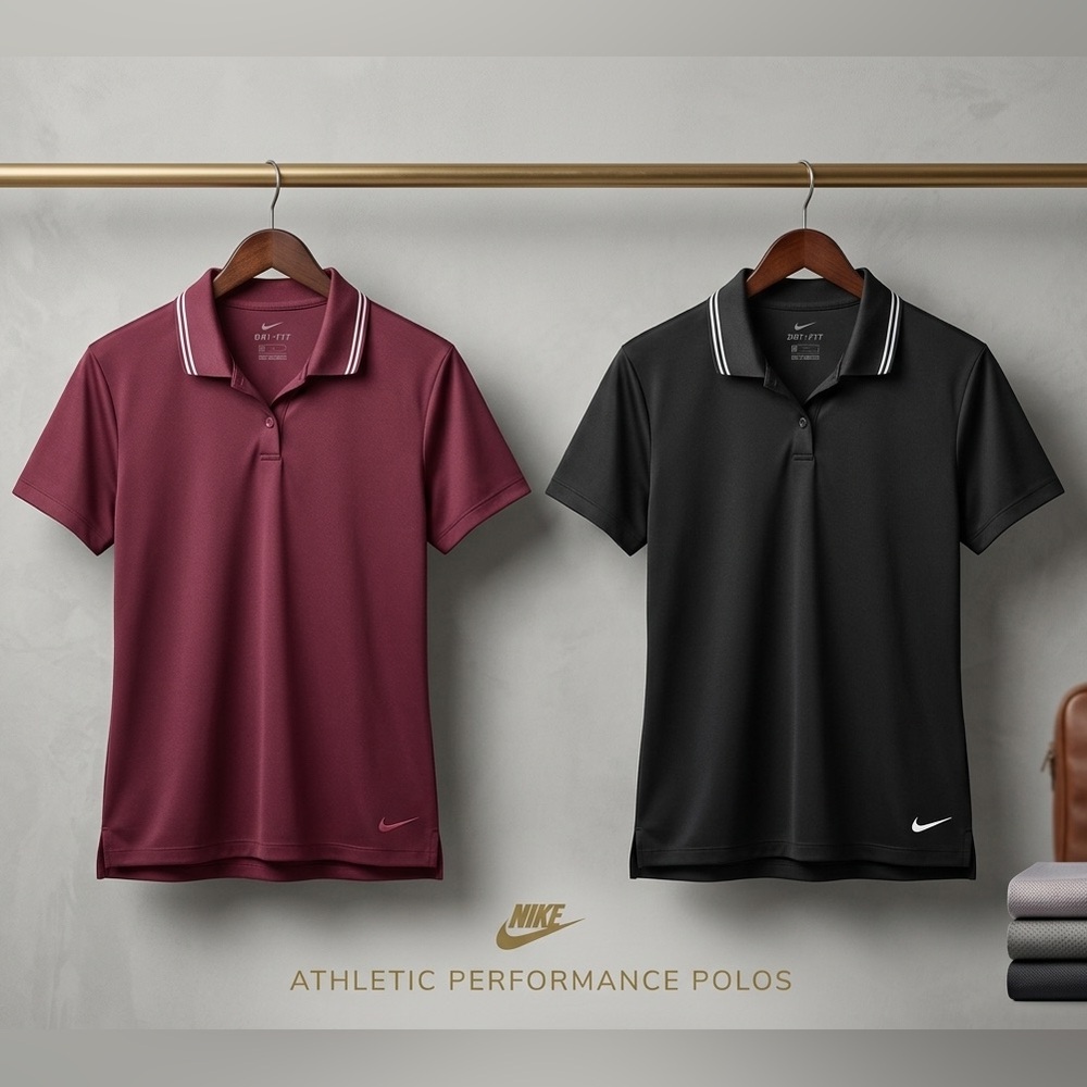 Nike polo bundle size large EUC